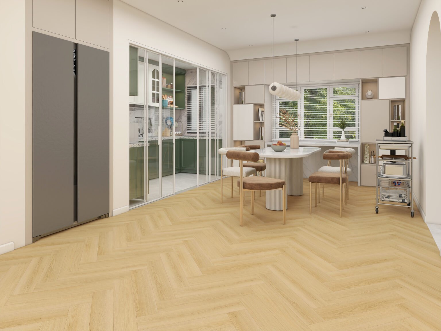 V-Floor SH02 PVC KLIK VISGRAAT