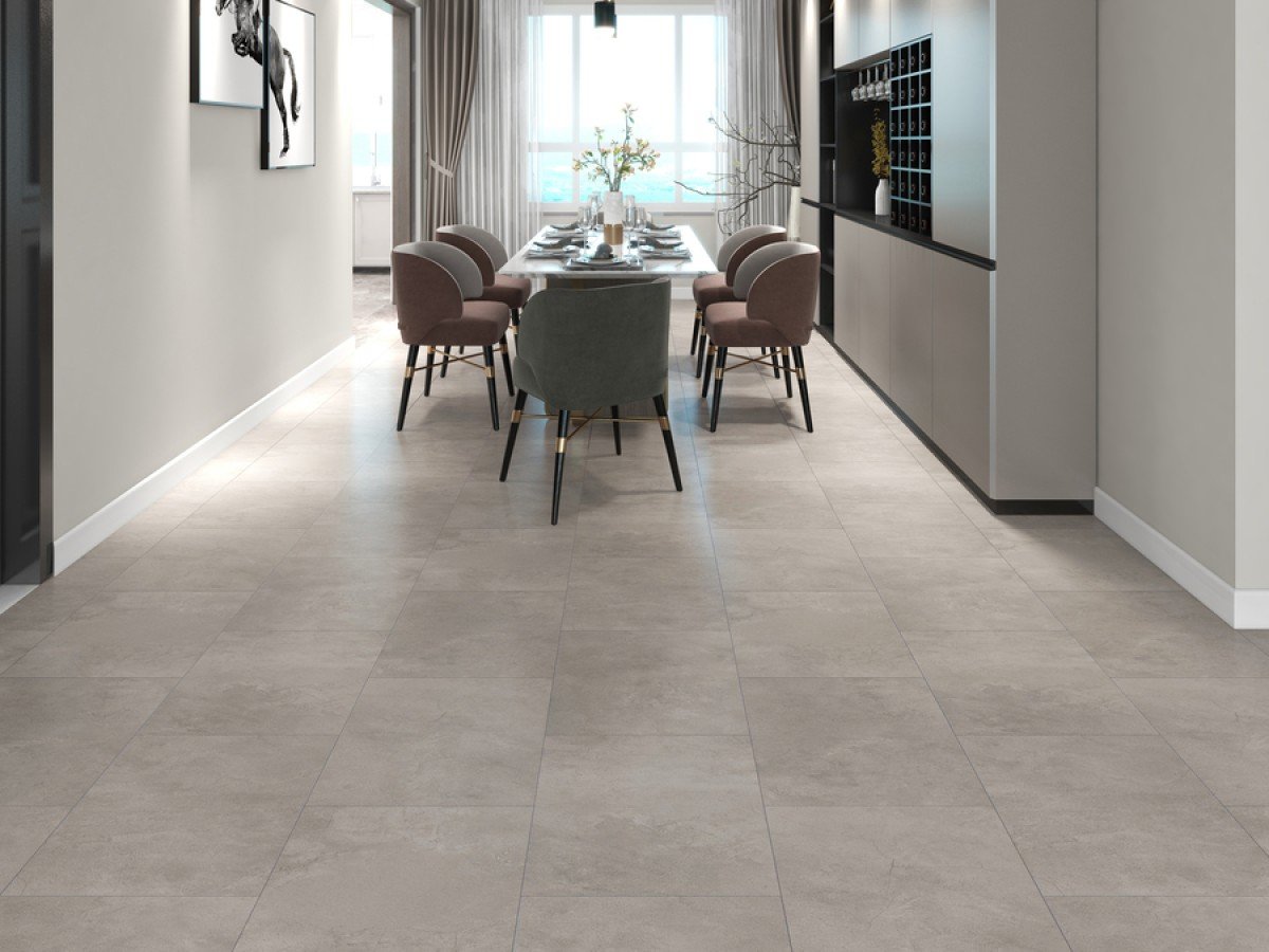 Calitex Klik Pvc Tegel Concrete Sand
