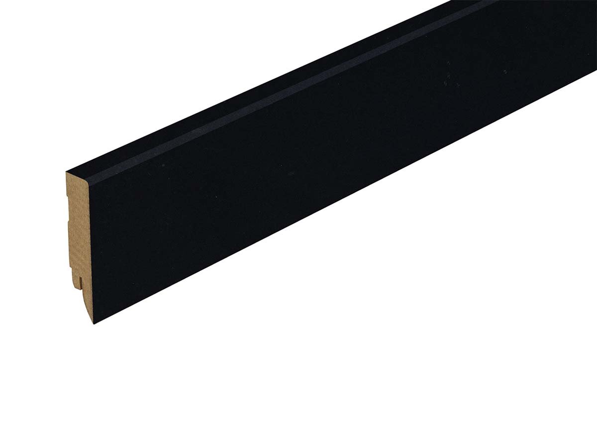 MDF Zwart 14 x 78 x 2400mm