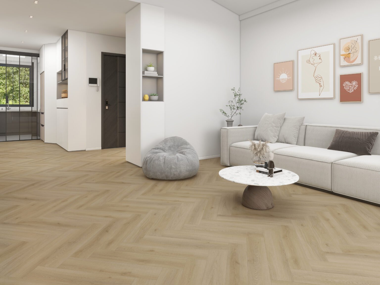 V-Floor SH04 PVC KLIK VISGRAAT